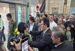 استقبال ازقهرمانان وزنه‌برداری شهرستان  اردبیل