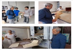 بازدید معاون برنامه ریزی و توسعه فرمانداری شهرستان اردبیل از وضعیت خدمات رسانی نانوایان