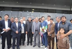 استقبال از عرفان محرمی، نایب‌قهرمان ووشو بازی‌های آسیایی ۲۰۲۶ در فرودگاه اردبیل