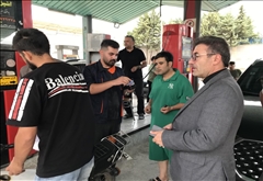 بازدید سرزده فرماندار خلخال از جایگاه های سوخت شهرستان خلخال