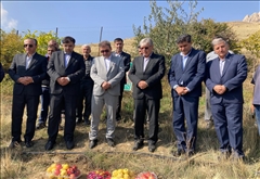 کلنگ زنی ساخت مخازن آب شرب روستایی در روستاهای شهرستان خلخال